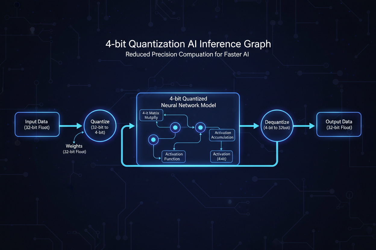 4-bit quantization AI inference graph