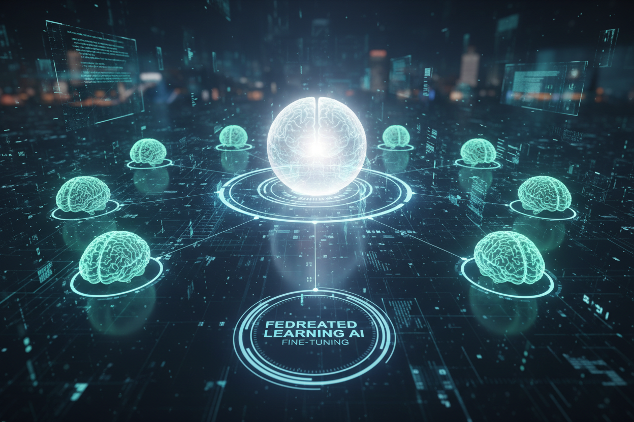 Federated learning AI fine-tuning