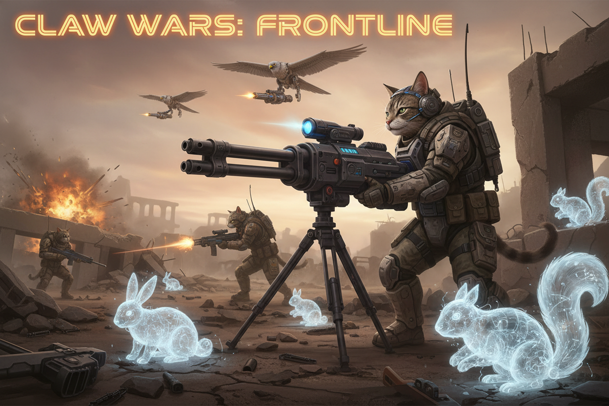 Claw Wars AI agents spotter gunner decoys