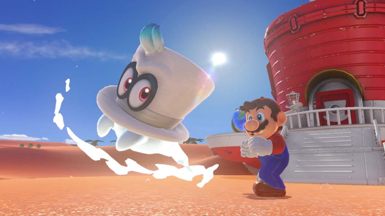 Super Mario Odyssey Mario and Cappy screenshot