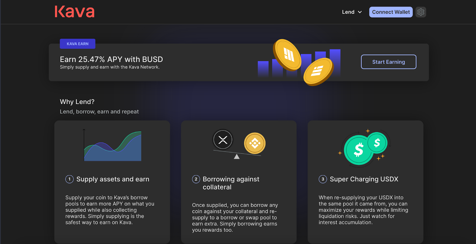 Aave and Compound DeFi yield farming interfaces