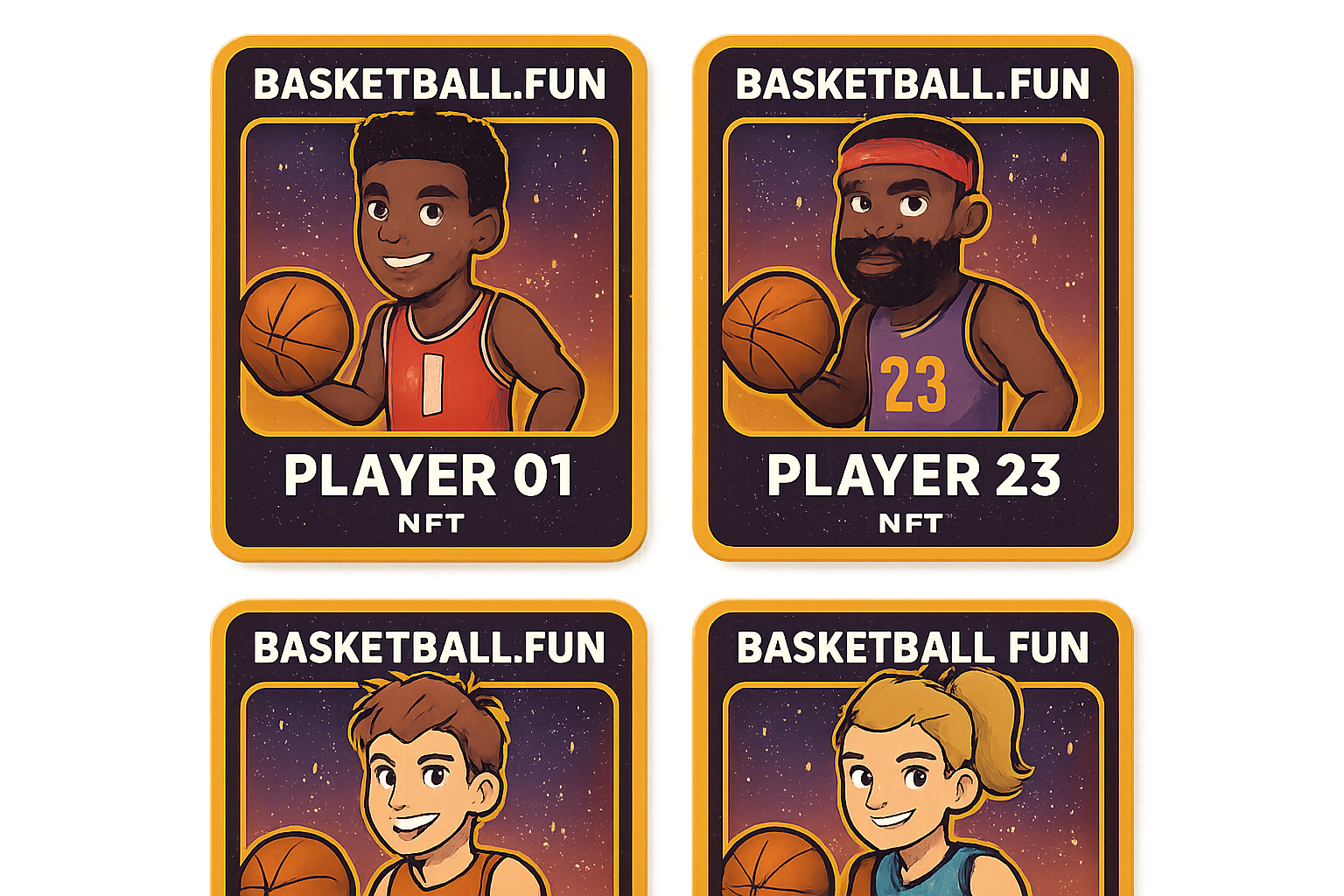 basketball.fun NFT player cards