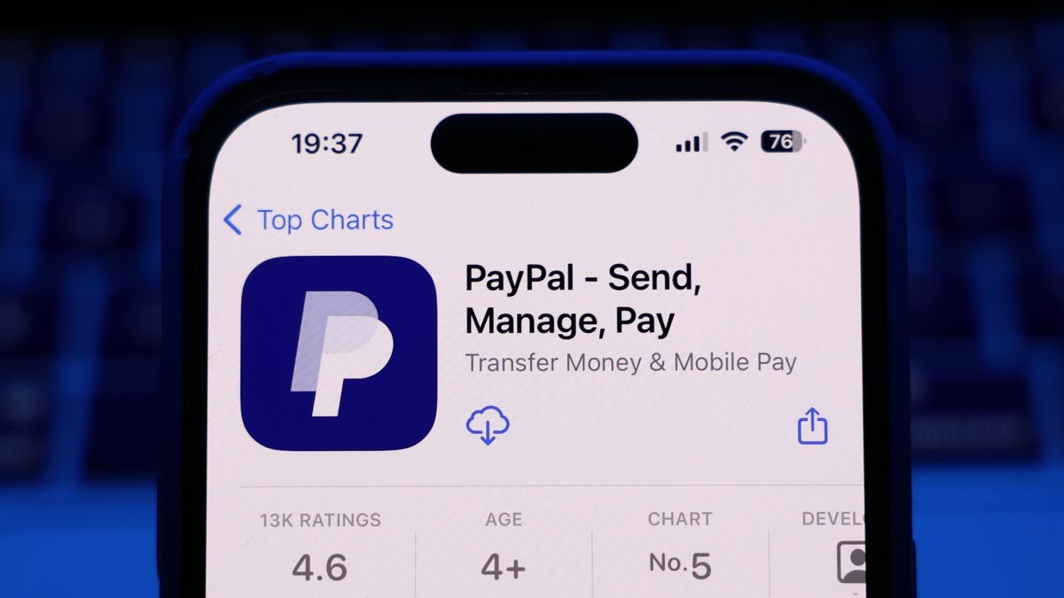 PayPal crypto payment link sharing