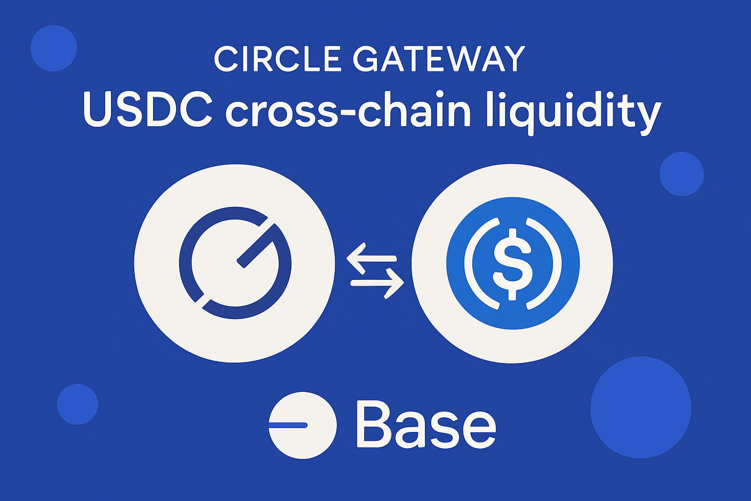 Circle Gateway USDC cross-chain liquidity Base