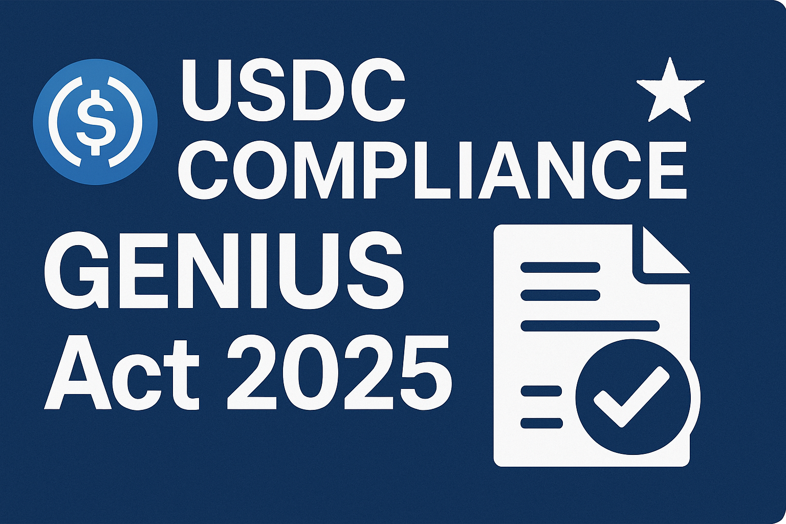USDC compliance GENIUS Act 2025