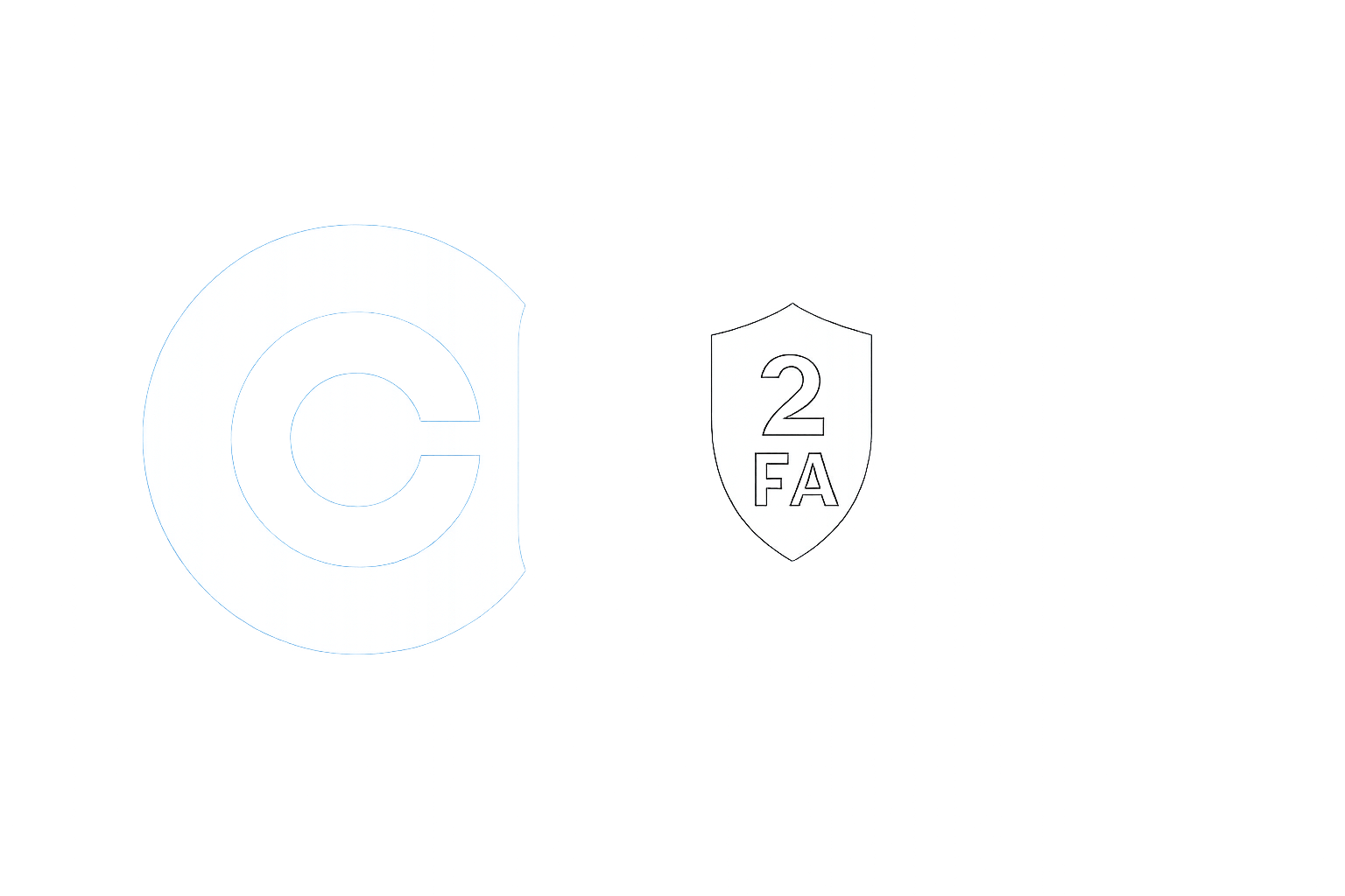 Coinbase 2FA security key icon