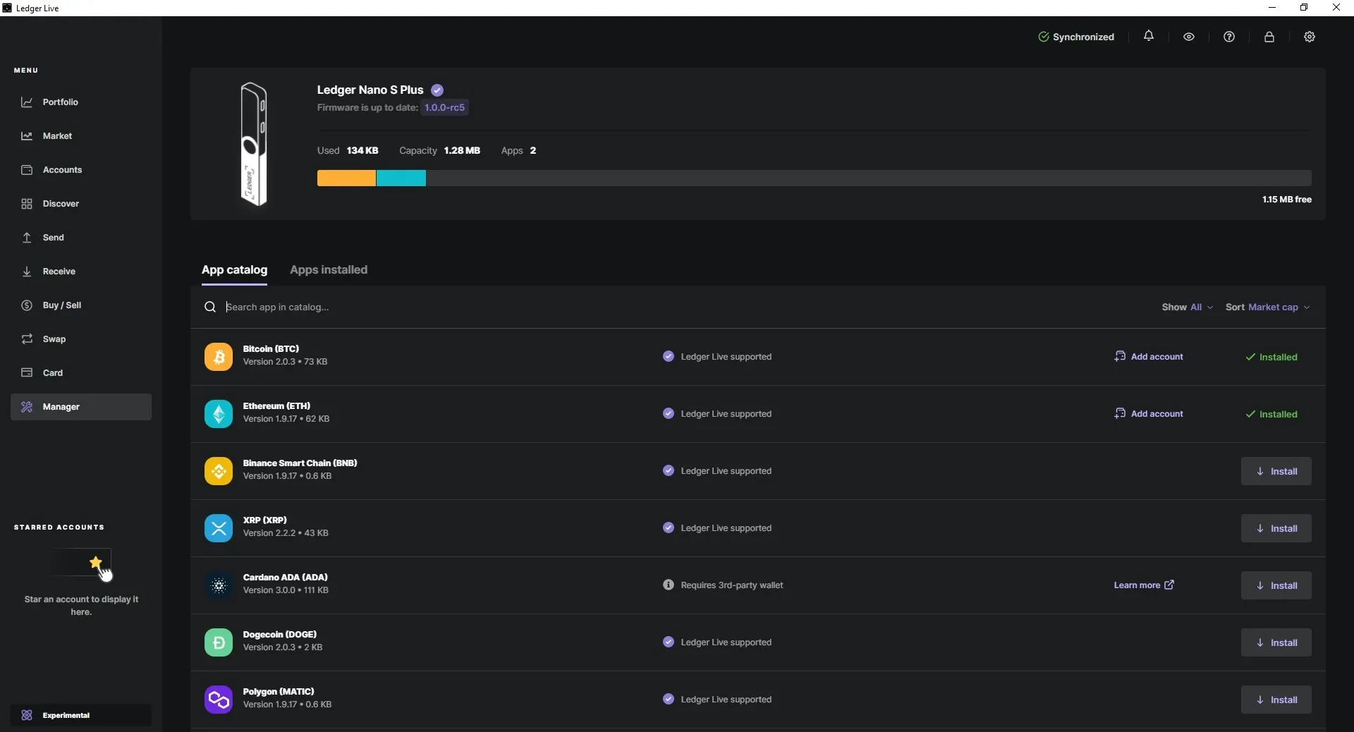 Ledger Live NFT management interface June 2025