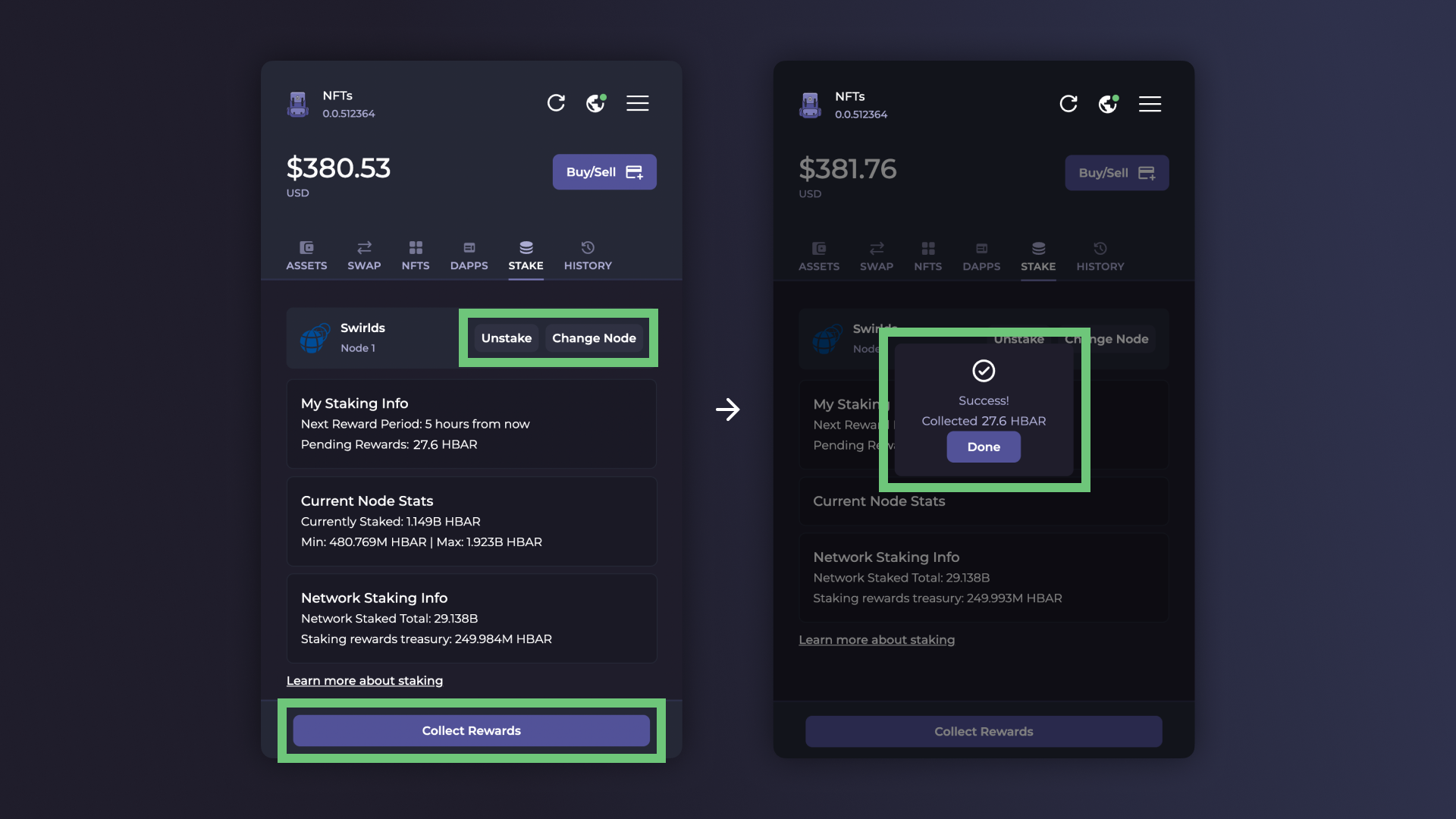 Avail AVAIL native staking rewards