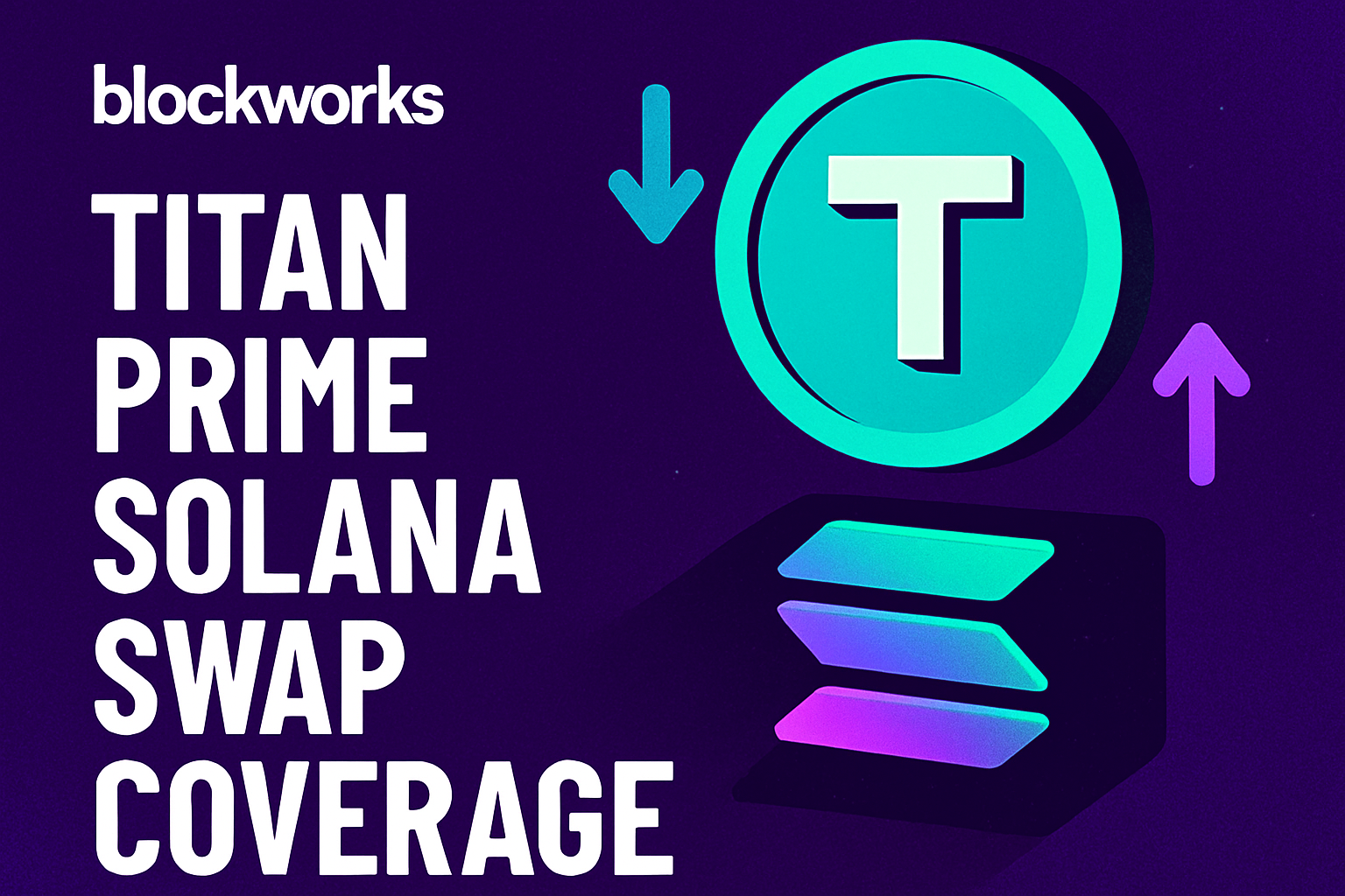 Blockworks Titan Prime Solana swap coverage
