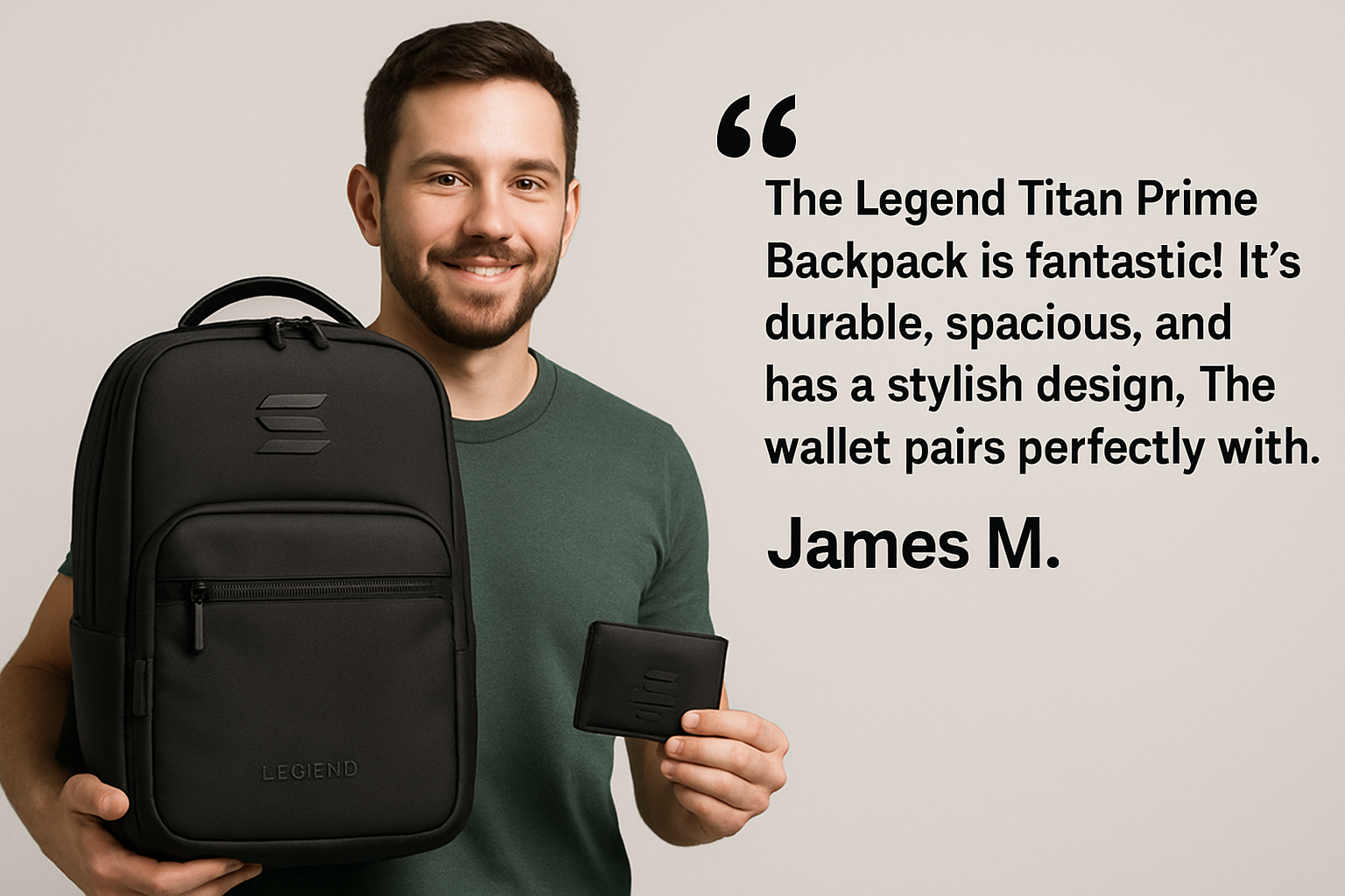 Solana Legend Titan Prime Backpack Wallet testimonial