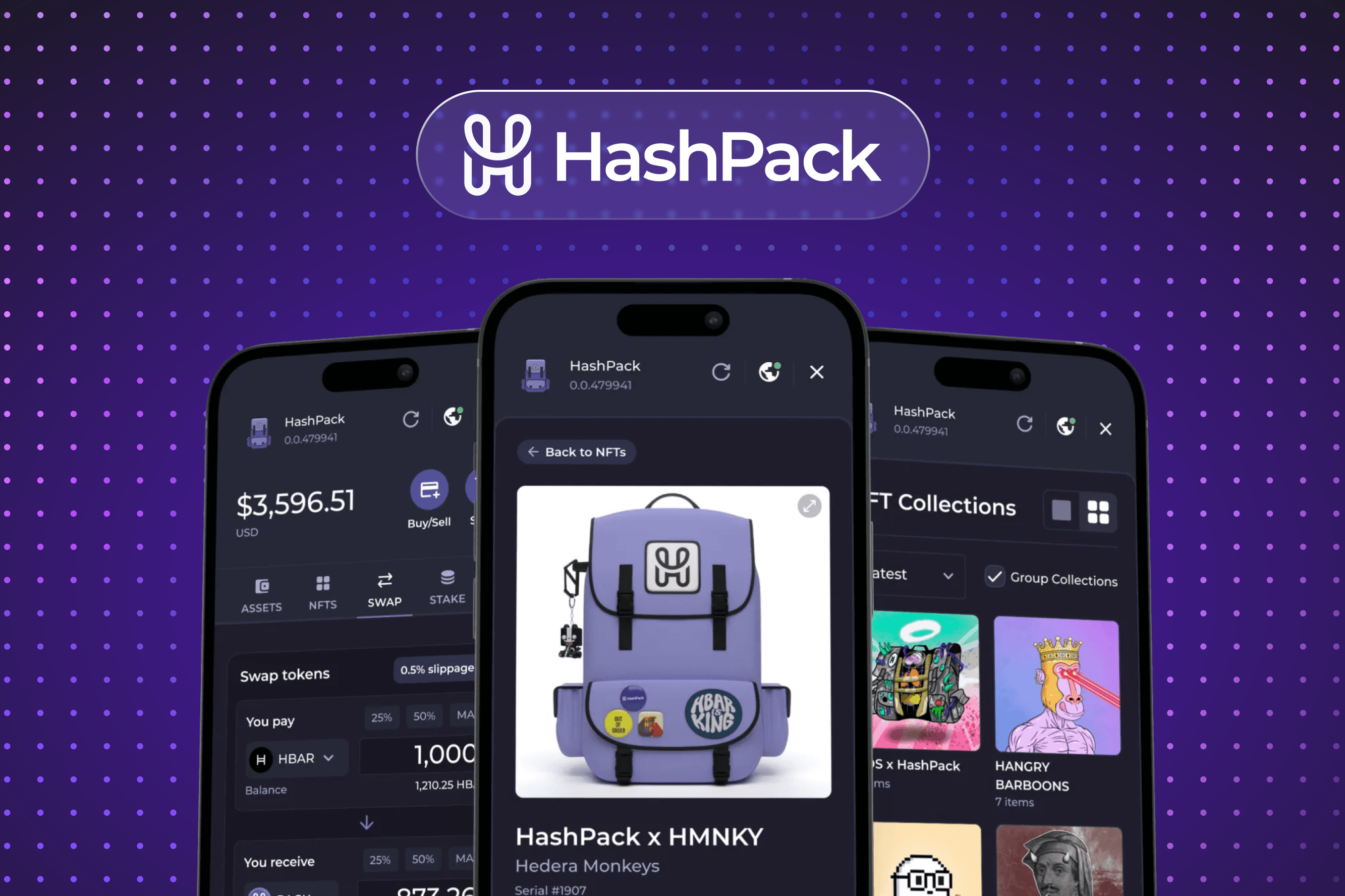 NFT wallet multi-factor authentication app screenshot