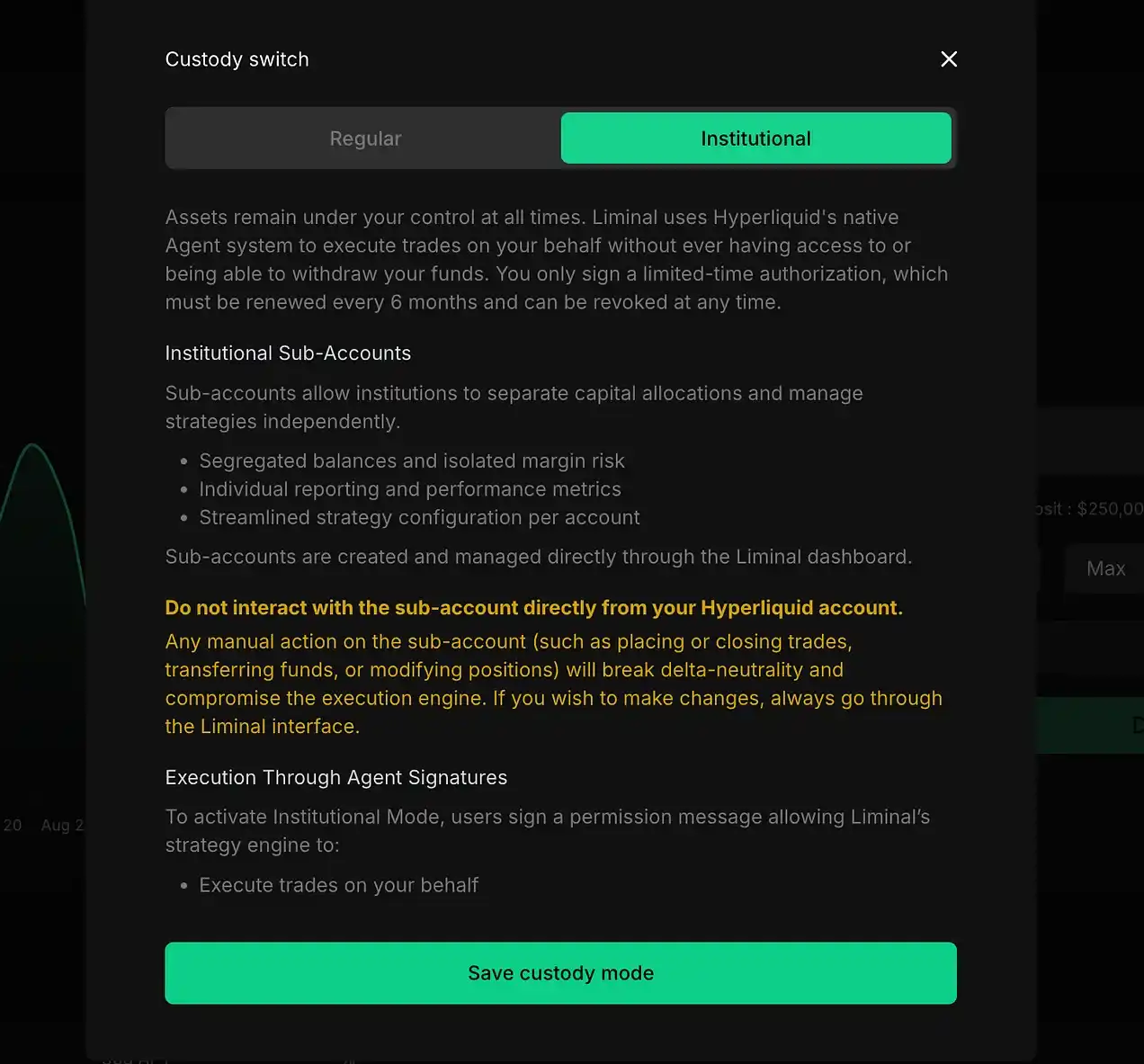 Hyperliquid integration on Ranger Finance