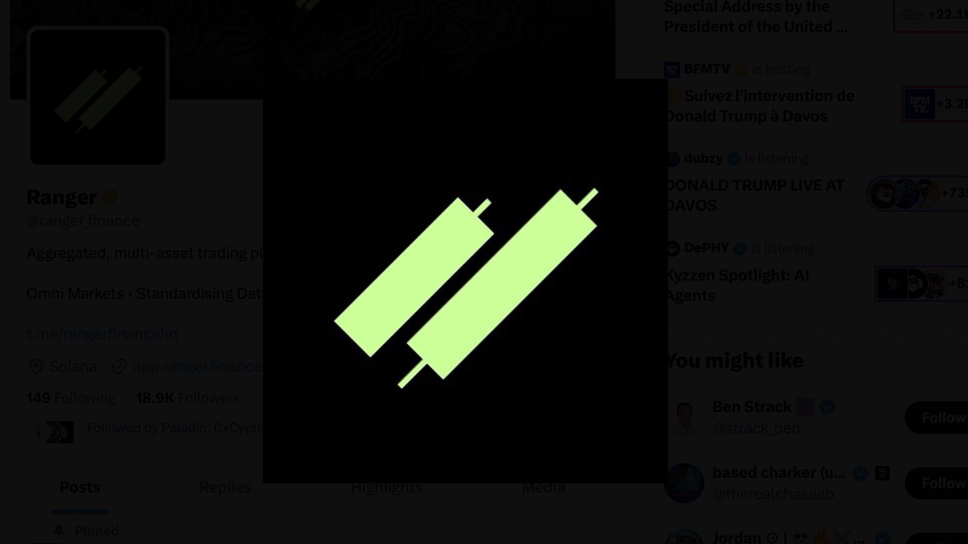 Ranger Perps Solana US trader access