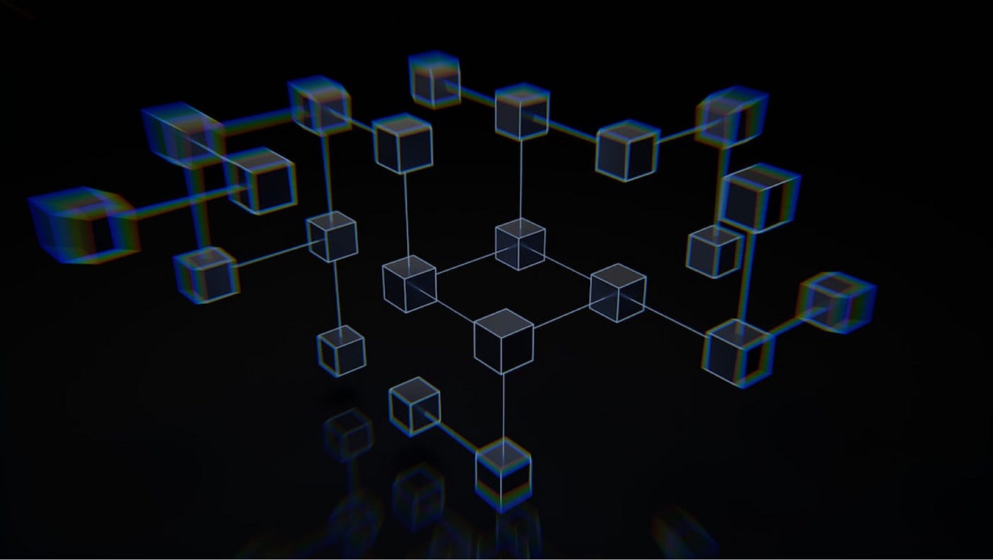 Abstract diagram of FHE Fully Homomorphic Encryption circuits processing encrypted data on a blockchain network for private on-chain scaling and confidentiality