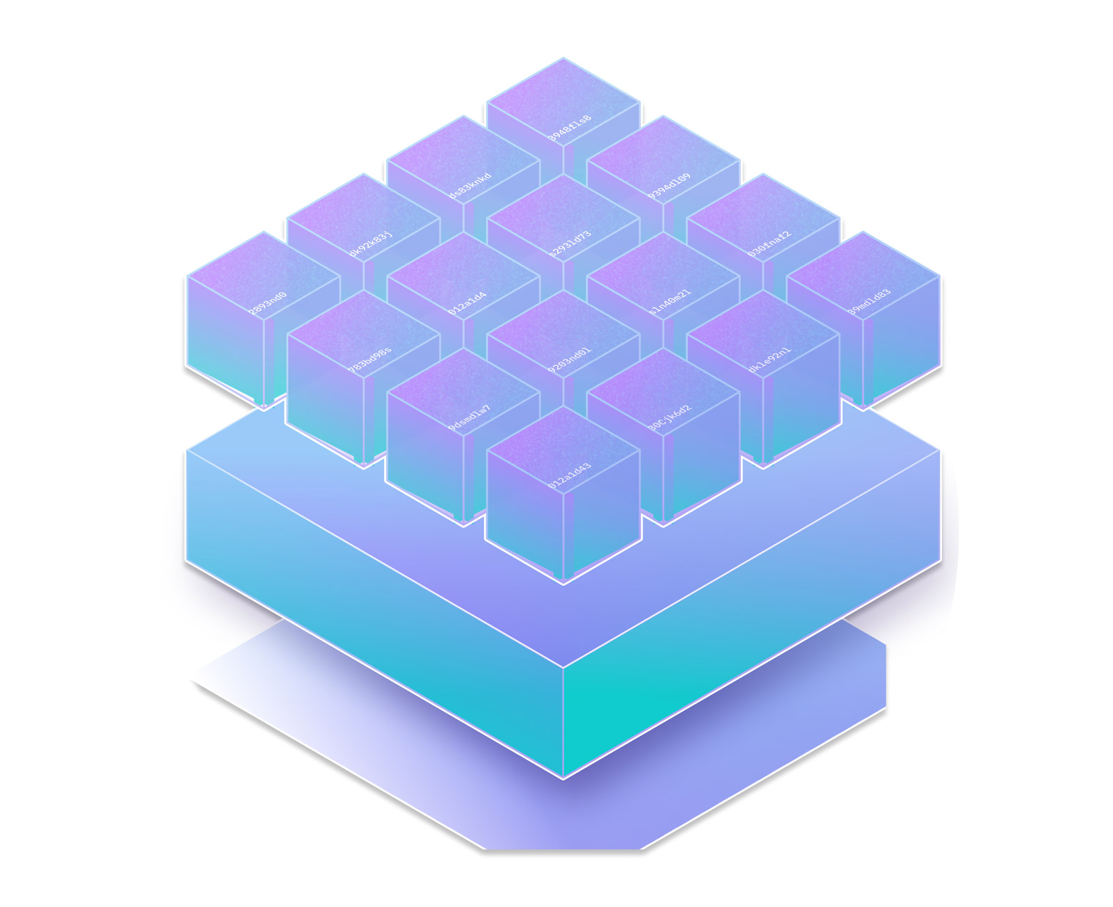 Abstract digital visualization of a biotech DNA molecule transforming into golden blockchain tokens, illustrating patent fractionalization into tradable crypto assets
