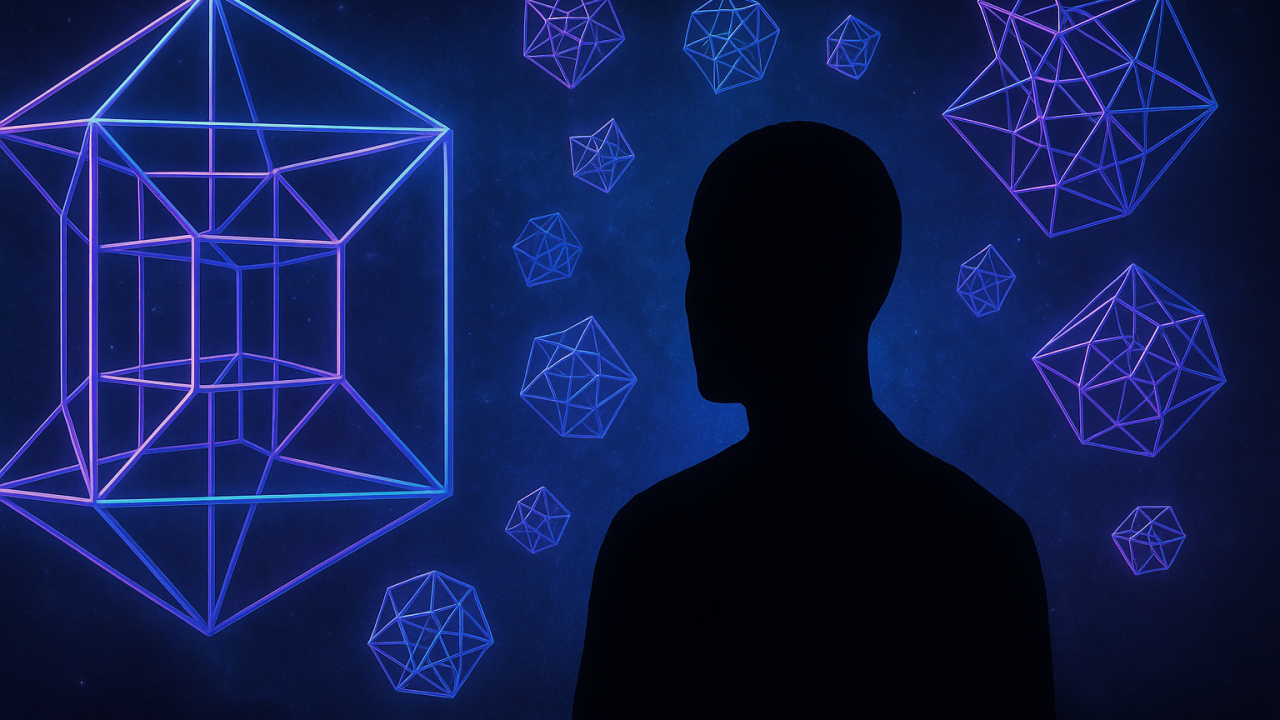 Abstract digital illustration of a locked secure dataset flowing into an AI neural network model protected by a zero-knowledge proof verification shield for data provenance