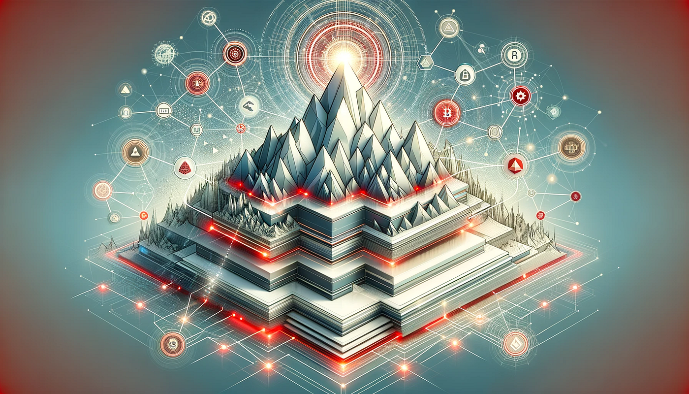 Abstract visualization of Zero-Knowledge (ZK) proofs as glowing locks and chains securing DAO membership gates in blockchain network