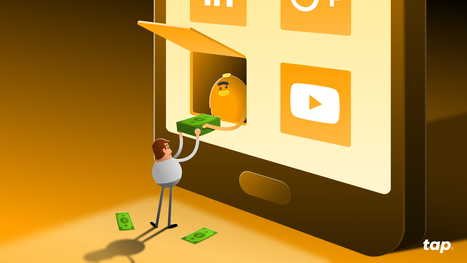 passive income data stream illustration