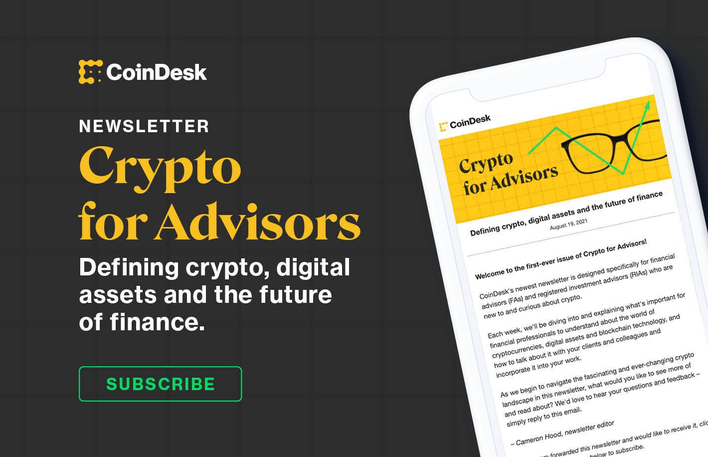 financial advisor discussing cryptocurrency investments