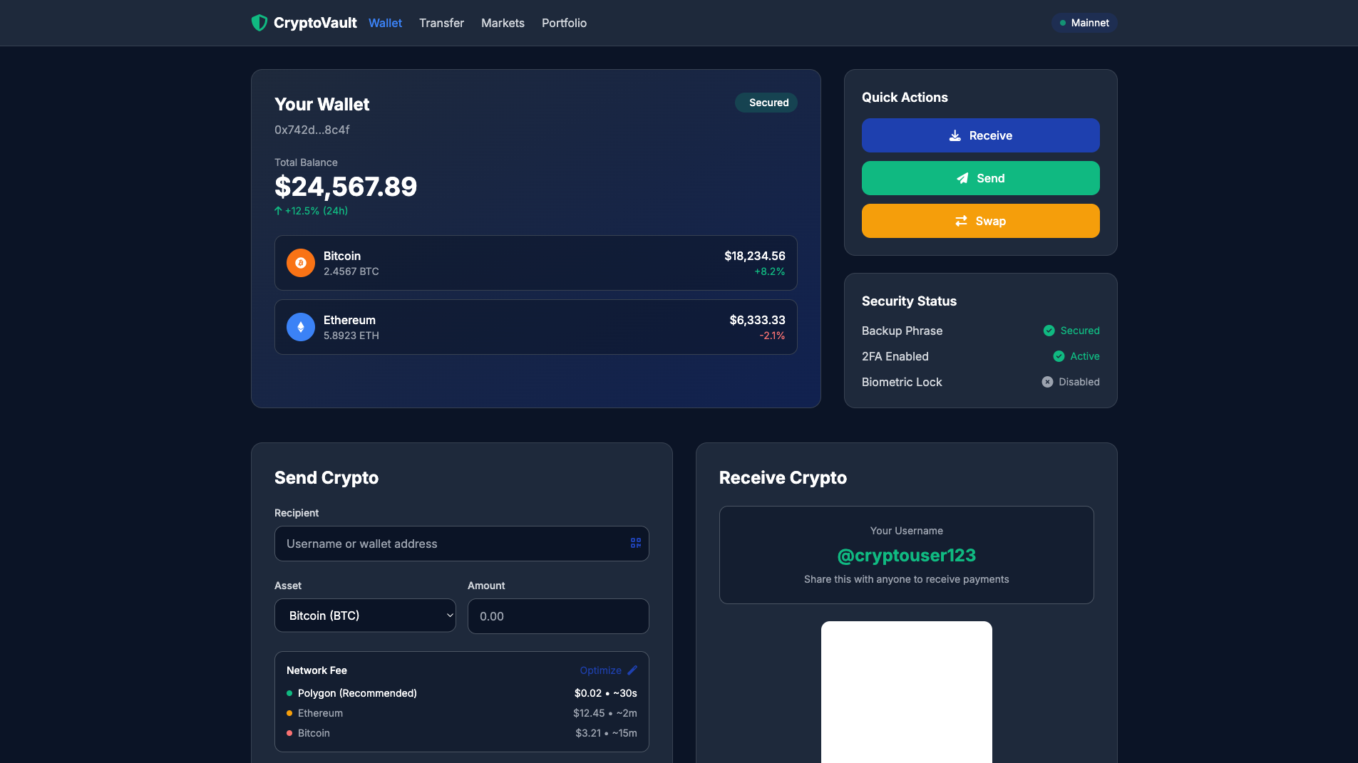 no-code blockchain deployment interface screenshot