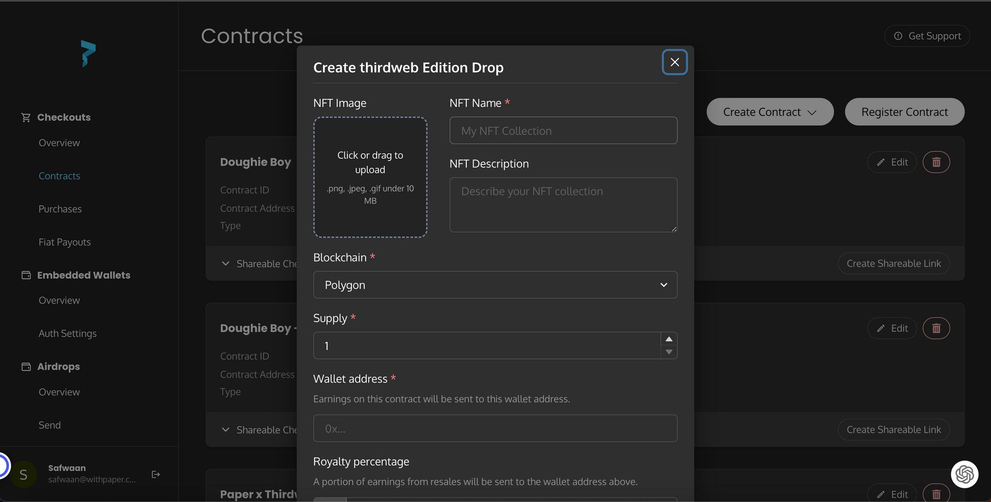 Base official Twitter or Drops airdrop alert interface