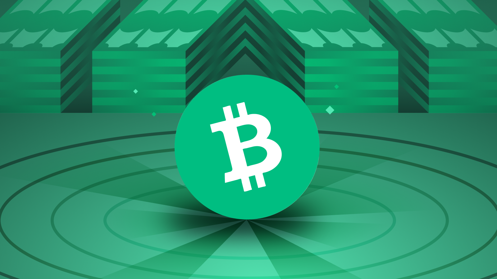Bitcoin Cash BCH official logo icon