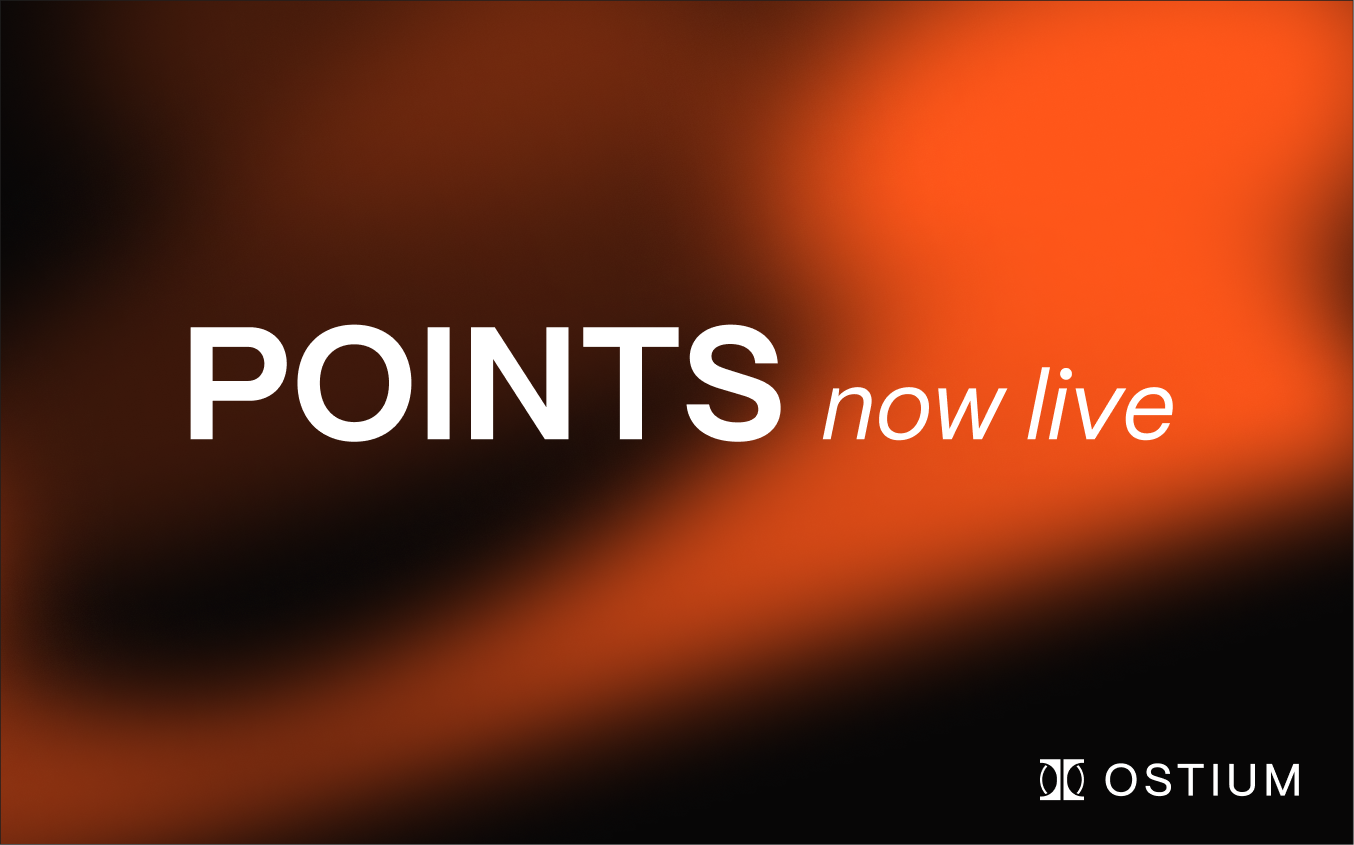 Ostium points rewards program