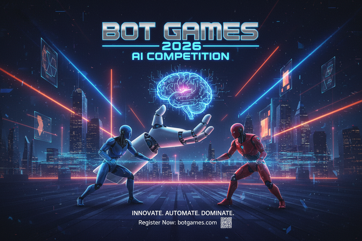 Bot Games 2026 AI competition poster