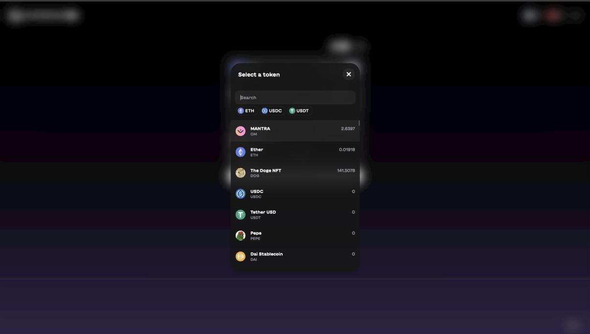 Superbridge crypto bridge UI Base blockchain