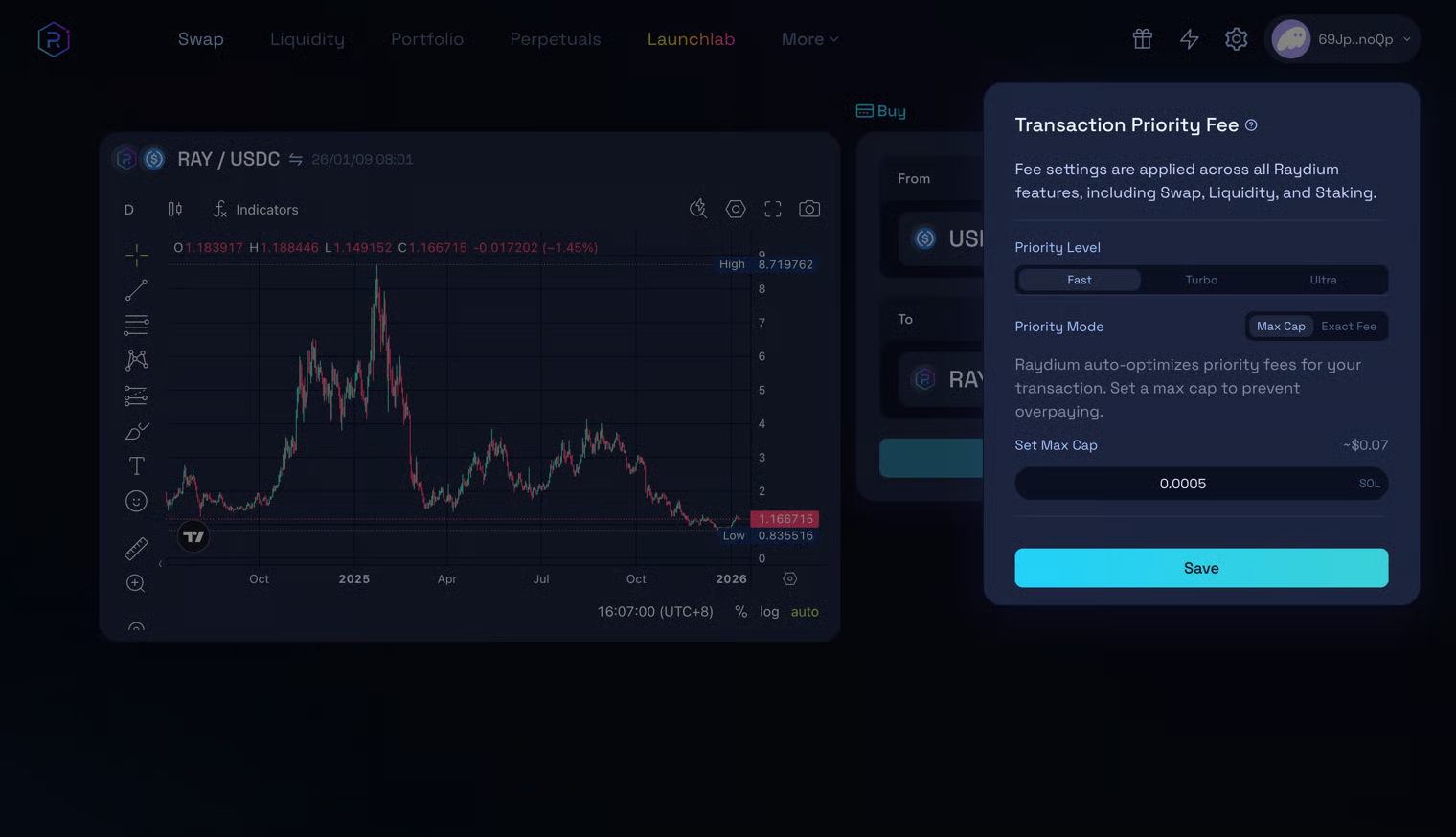 on-chain slippage dashboard crypto