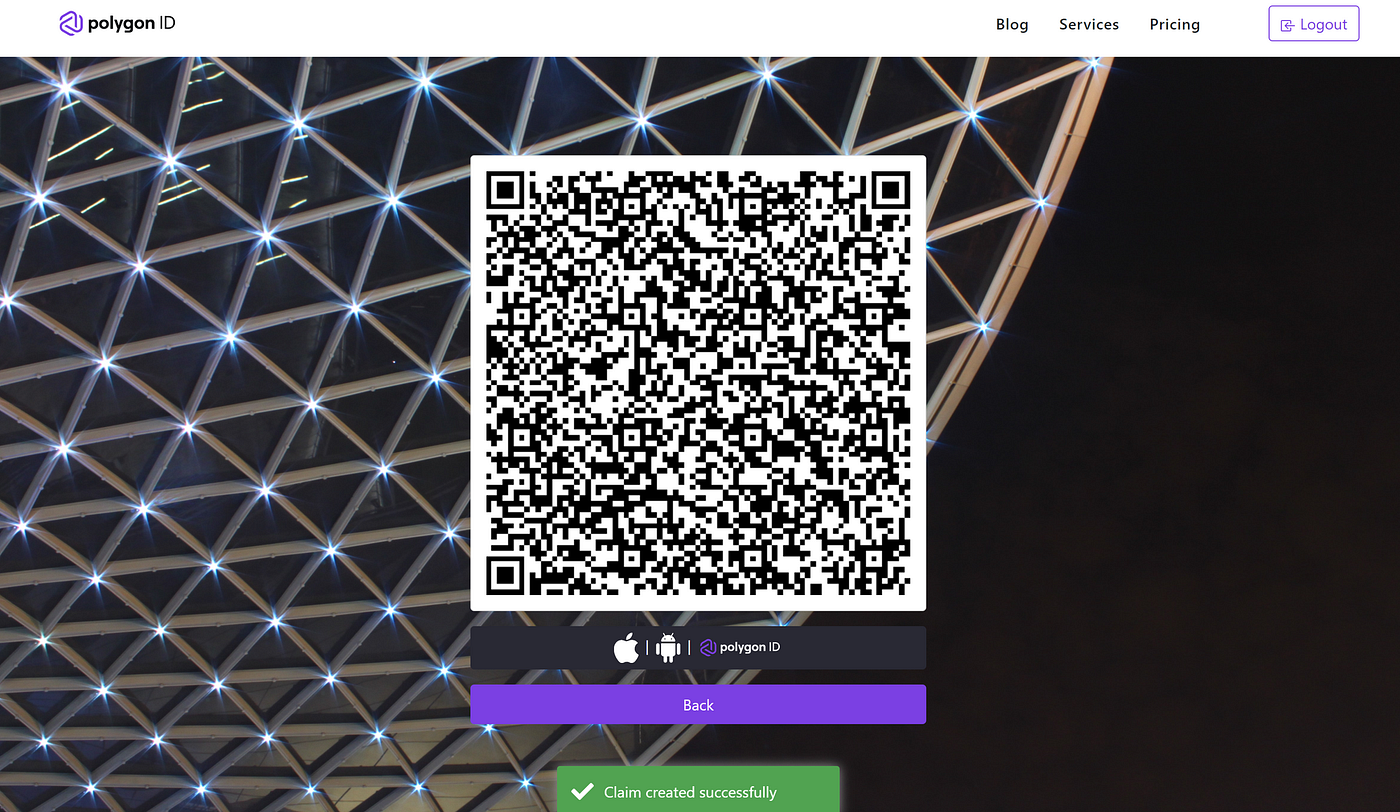 Polygon ID zk identity wallet app