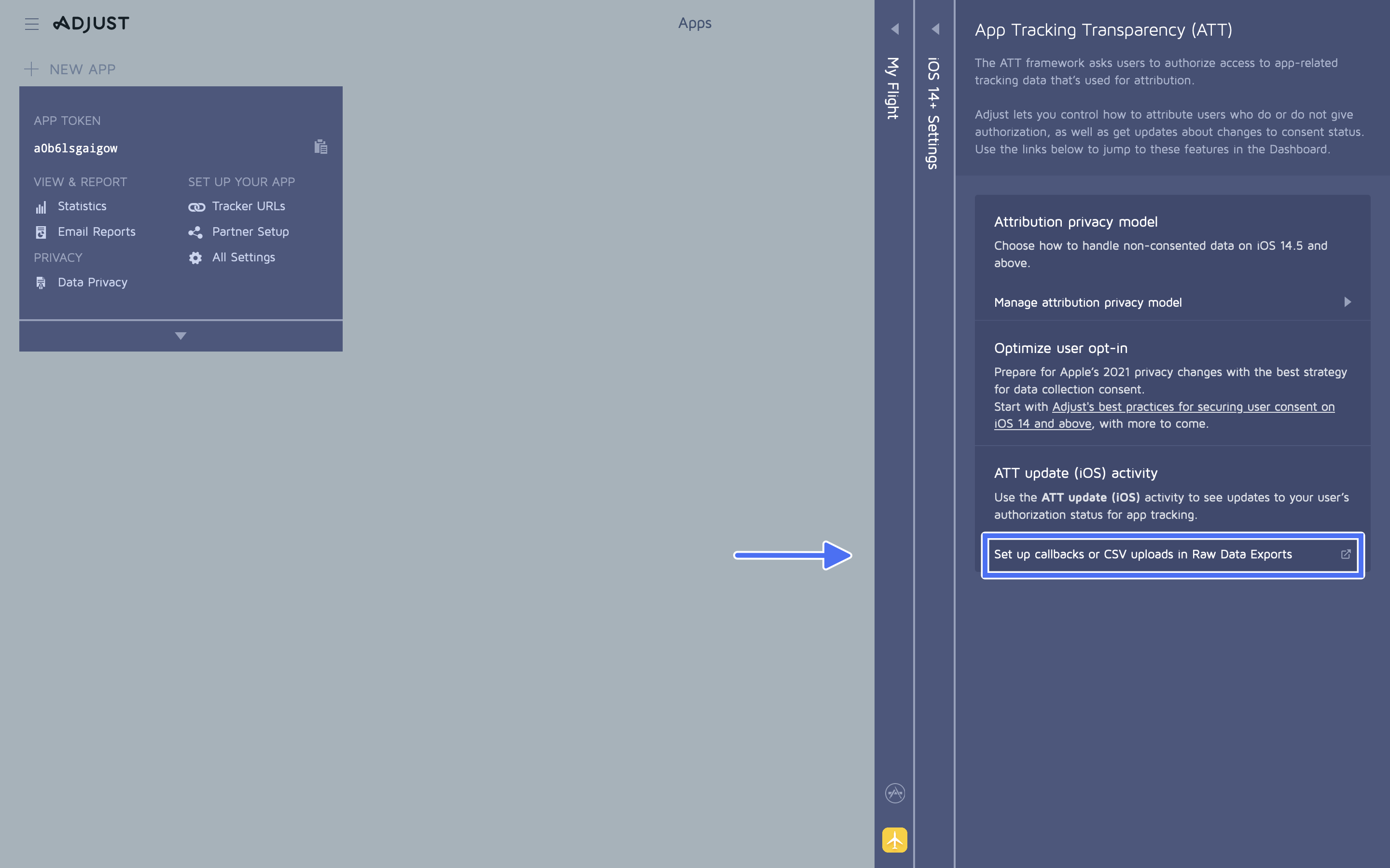 data consent control dashboard