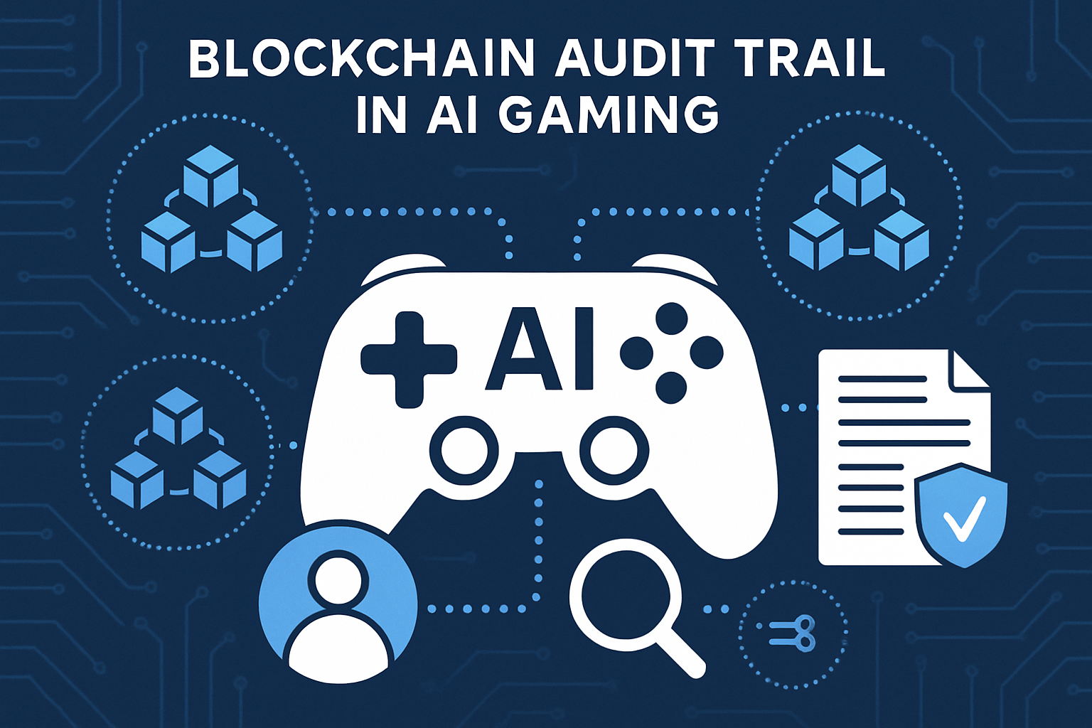 blockchain audit trail AI gaming