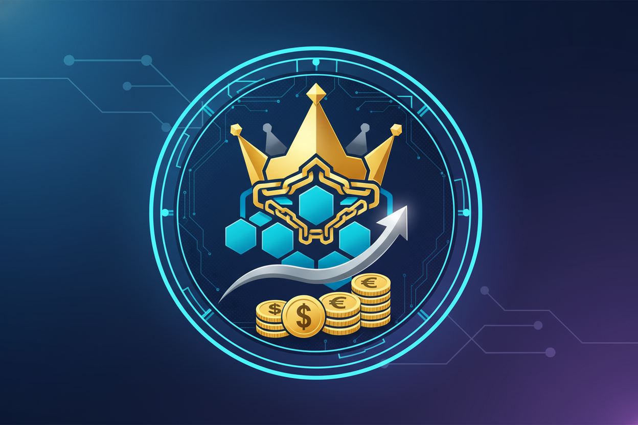 royalties blockchain icon