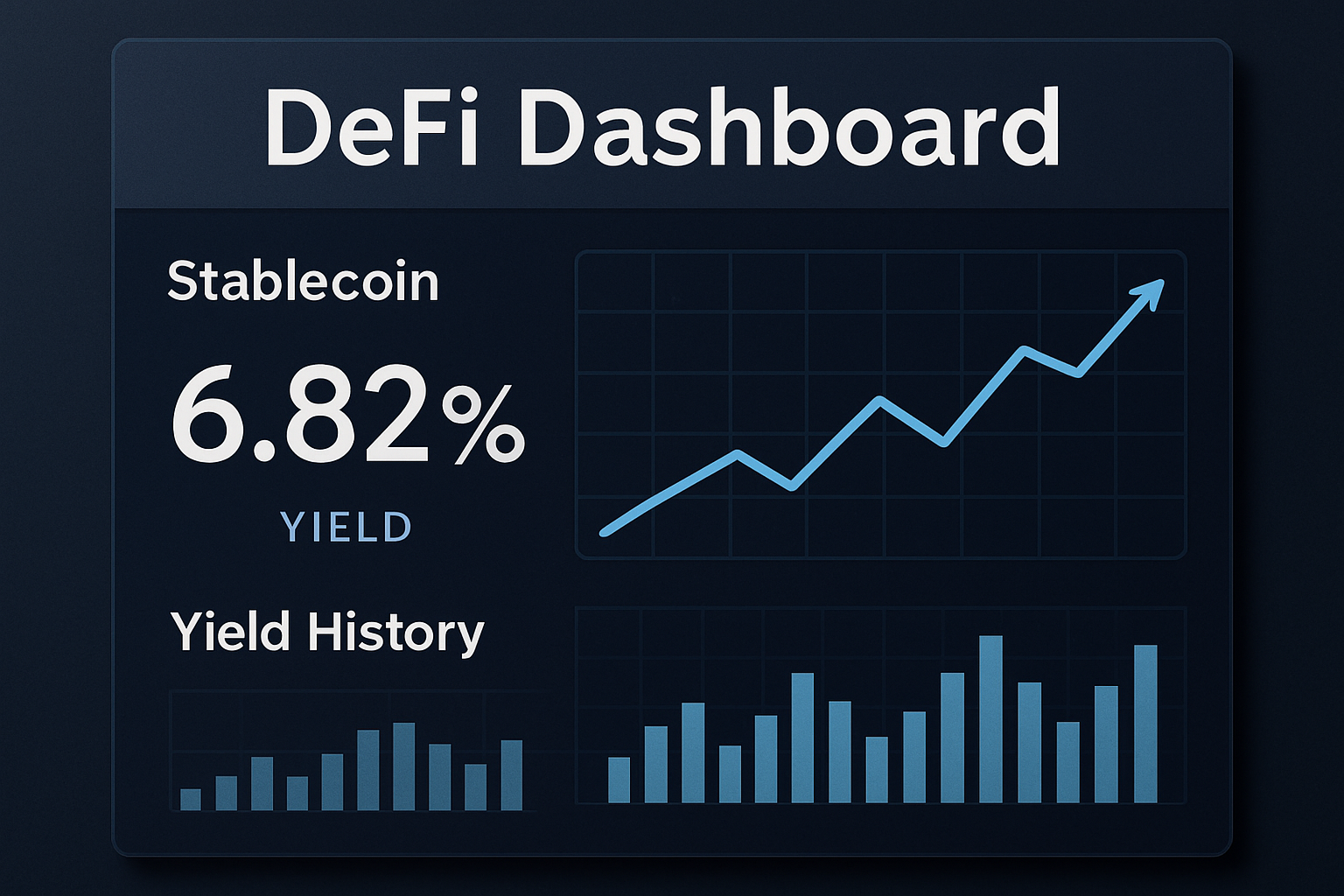 monitoring stablecoin yield on DeFi dashboard