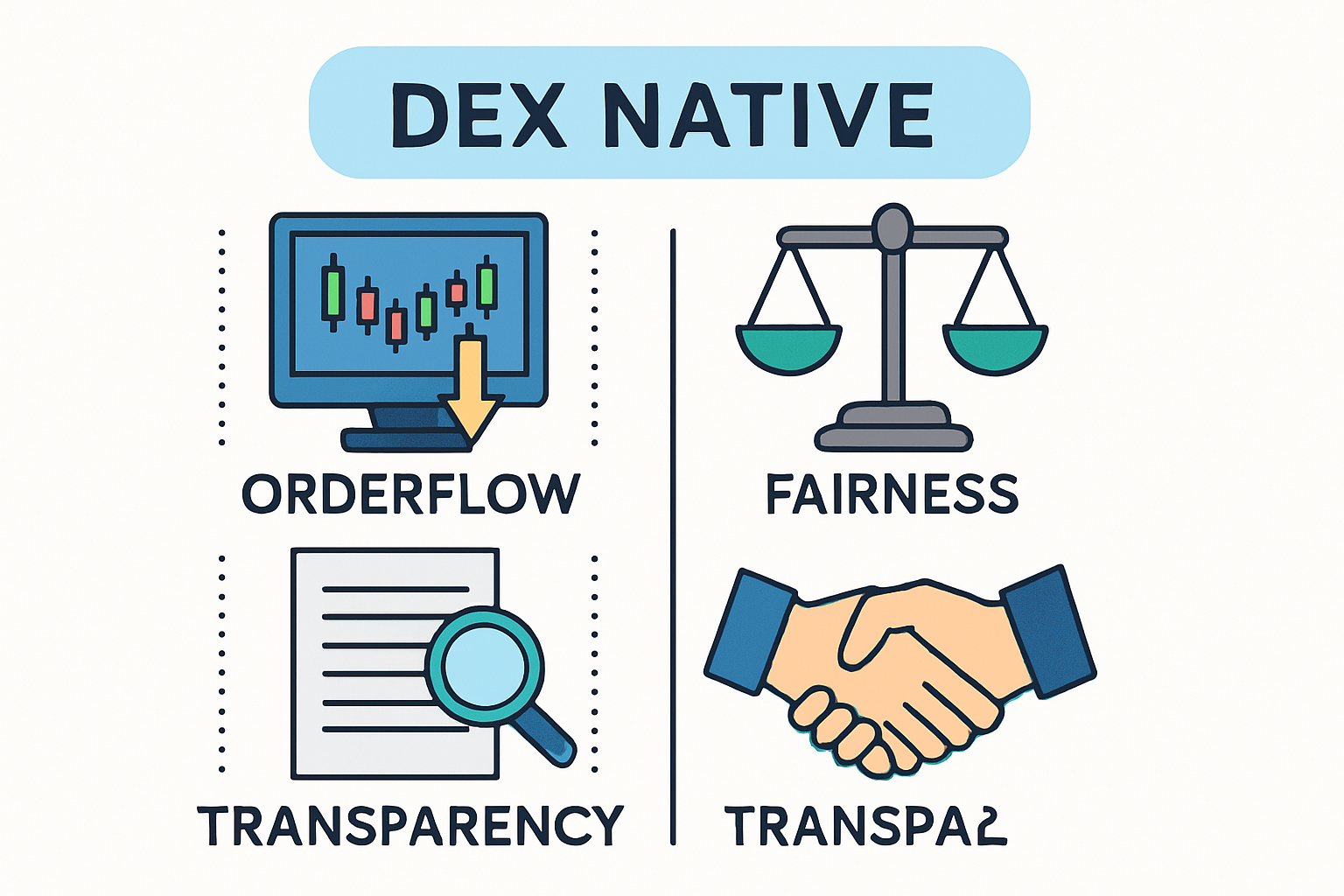 DEX native orderflow fairness transparency