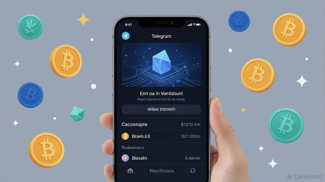AlphaTON Capital logo alongside Toncoin and Telegram icons representing institutional adoption in the crypto market