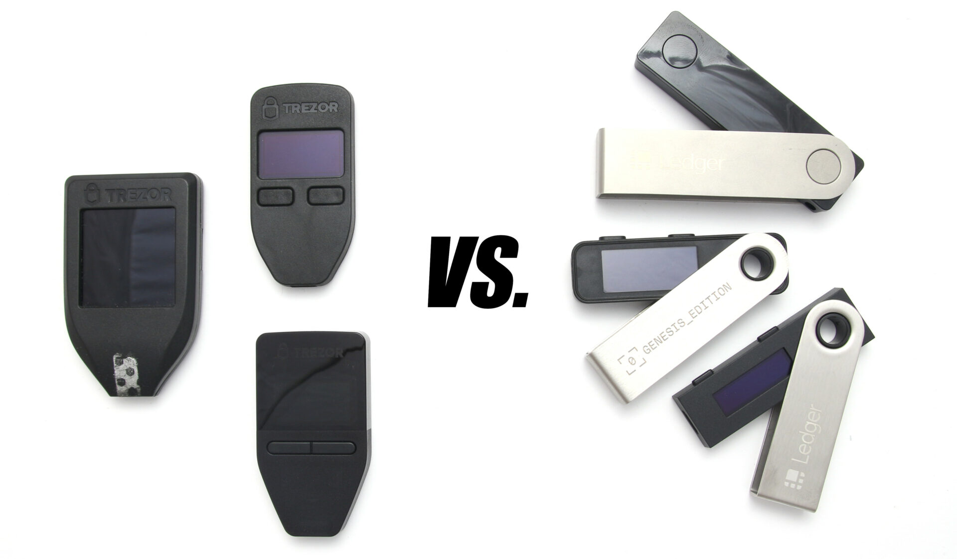 Ledger and Trezor hardware wallets for secure Bitcoin storage in 2025