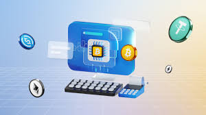 Illustration of hardware, mobile, and desktop crypto wallets with security icons for safe cryptocurrency storage