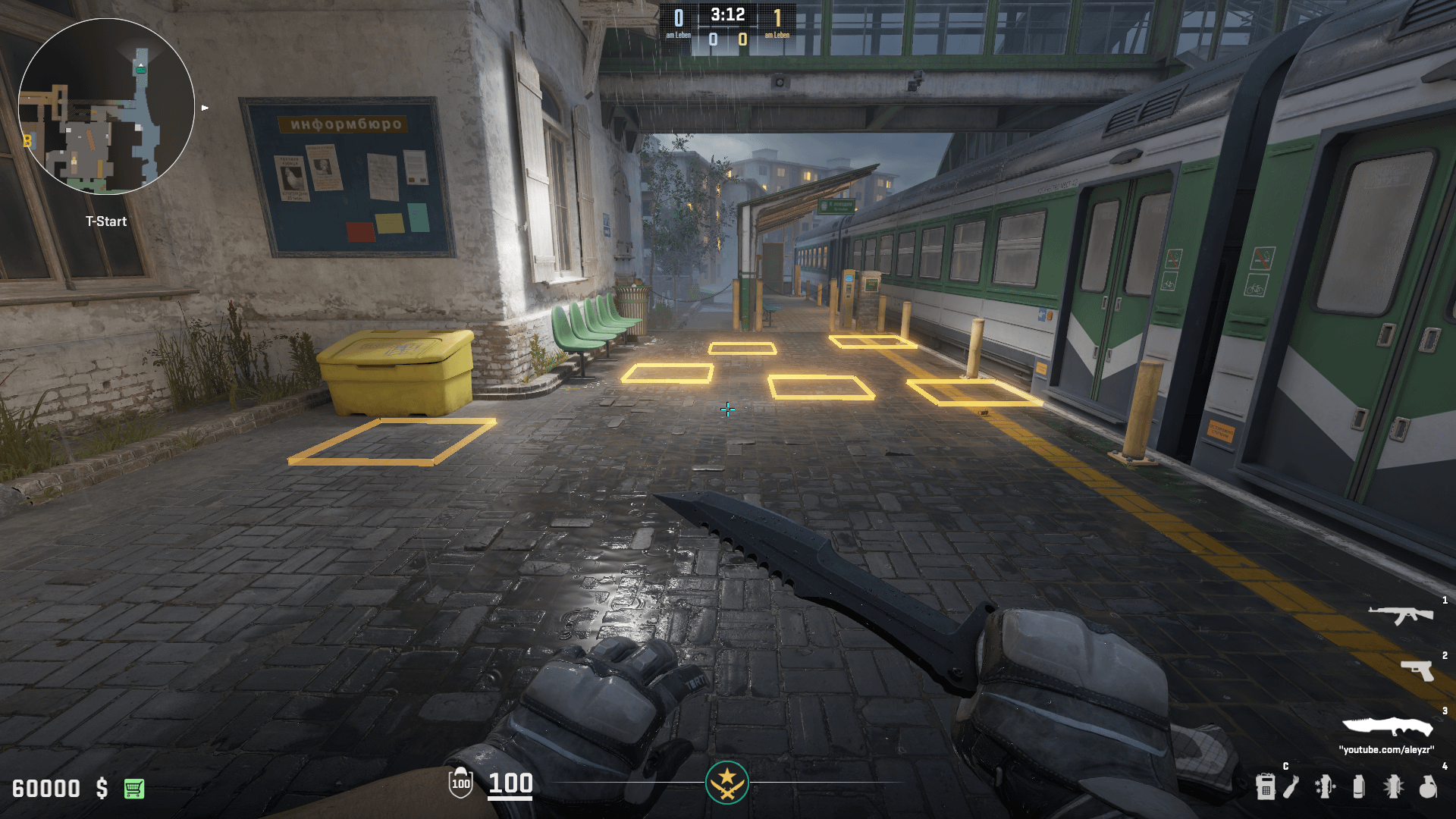Block Stranding in-game screenshot showing a busy player hub on Solana blockchain MMORPG