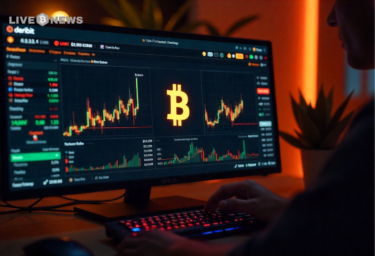 Institutional trading desk monitoring live Bitcoin and Ethereum ETF flows in 2025