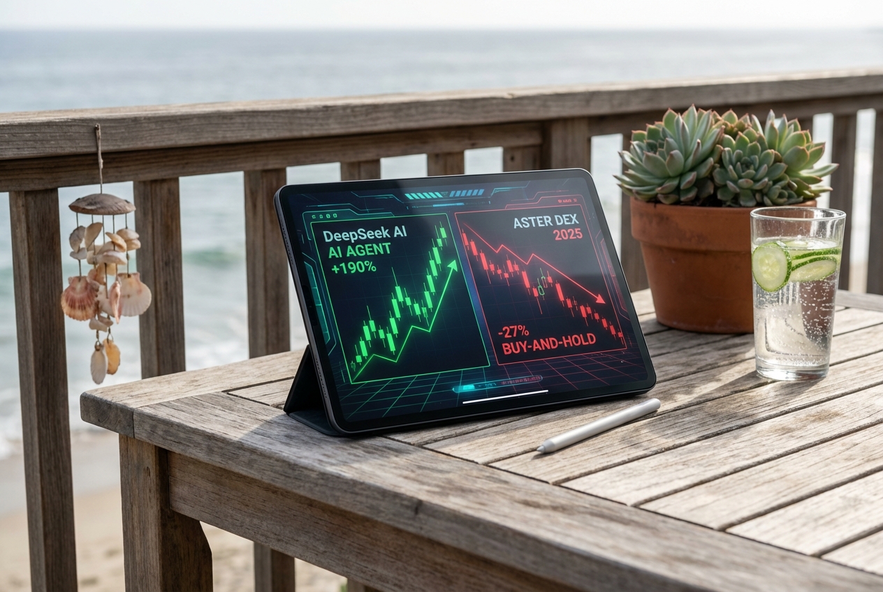 Autonomous AI Trading Agents Live Results: DeepSeek +190% vs Buy-and-Hold -27% on Aster DEX 2025