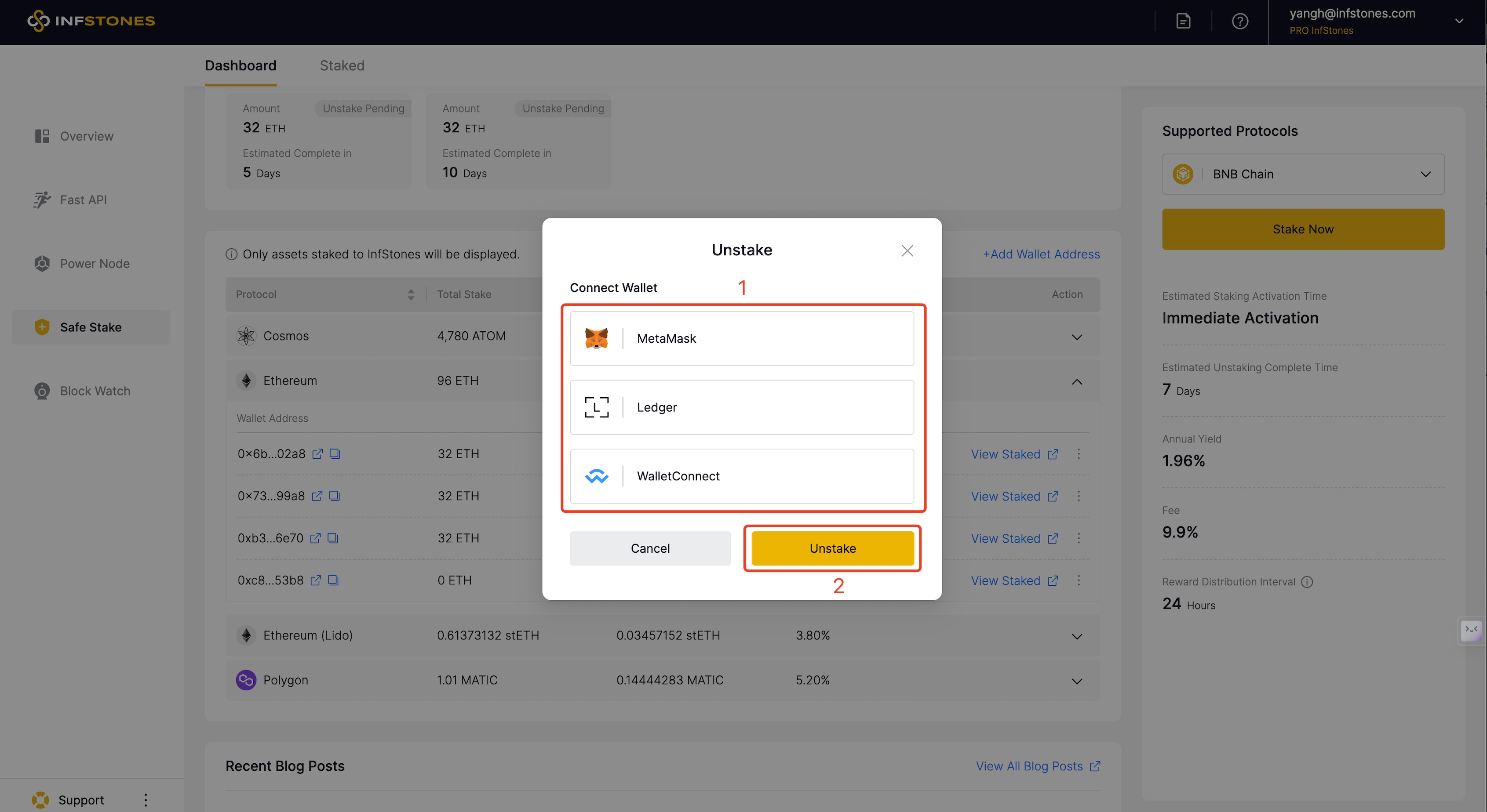 InfStones EigenLayer operator logo