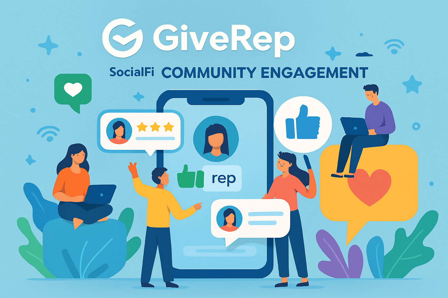 GiveRep SocialFi platform community engagement
