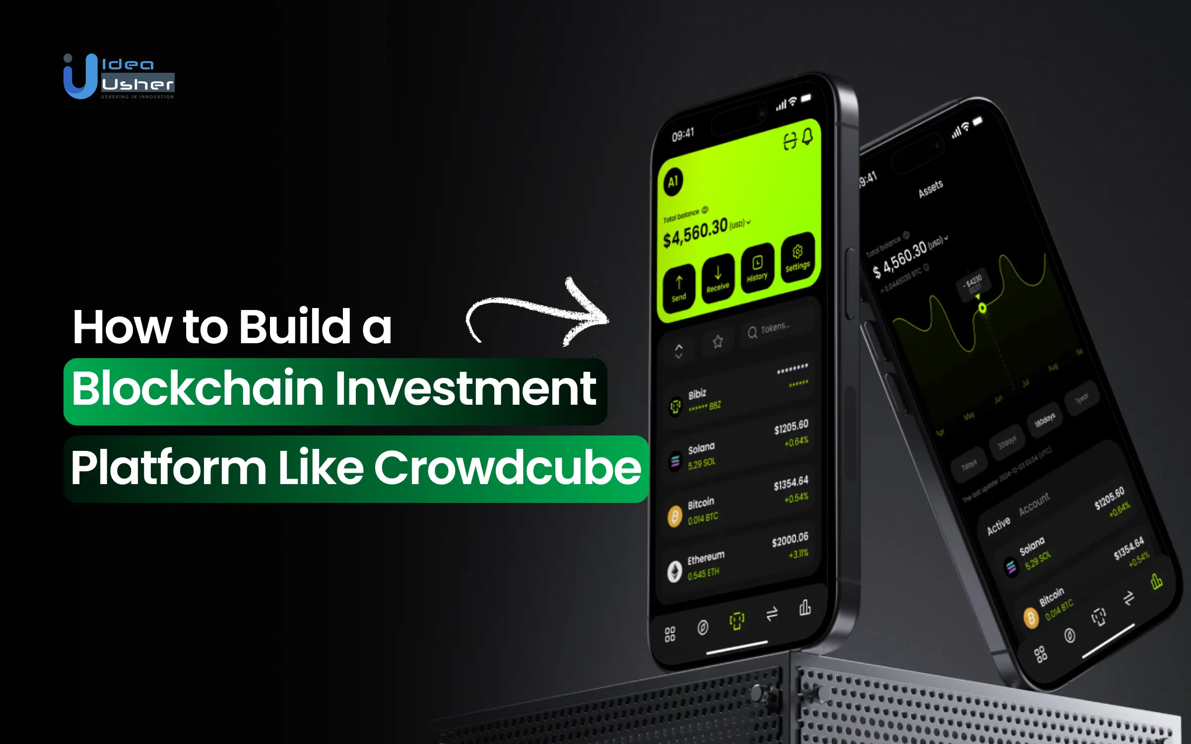 Blockchain crowdfunding campaign interface