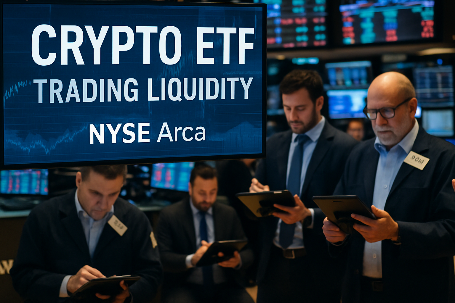 crypto ETF trading liquidity NYSE Arca