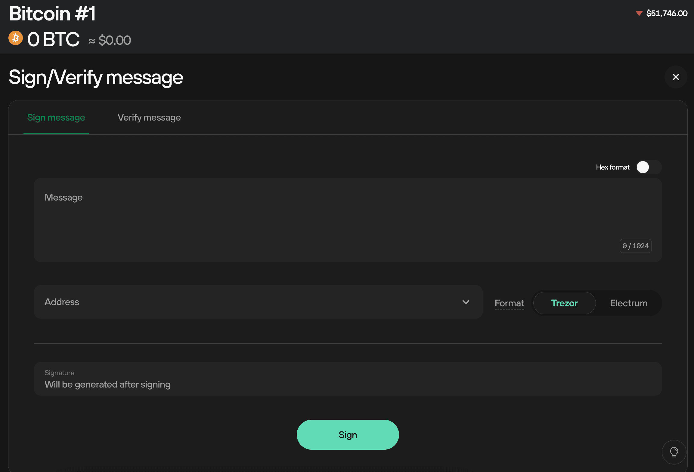 crypto wallet URL verification screenshot