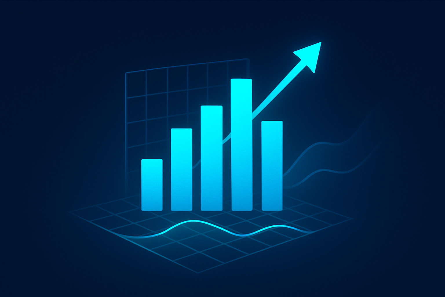 yield growth chart icon