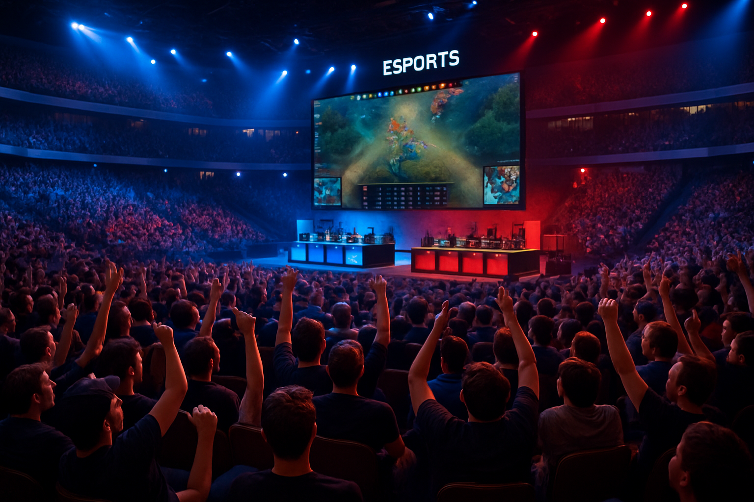 esports arena fans gaming event