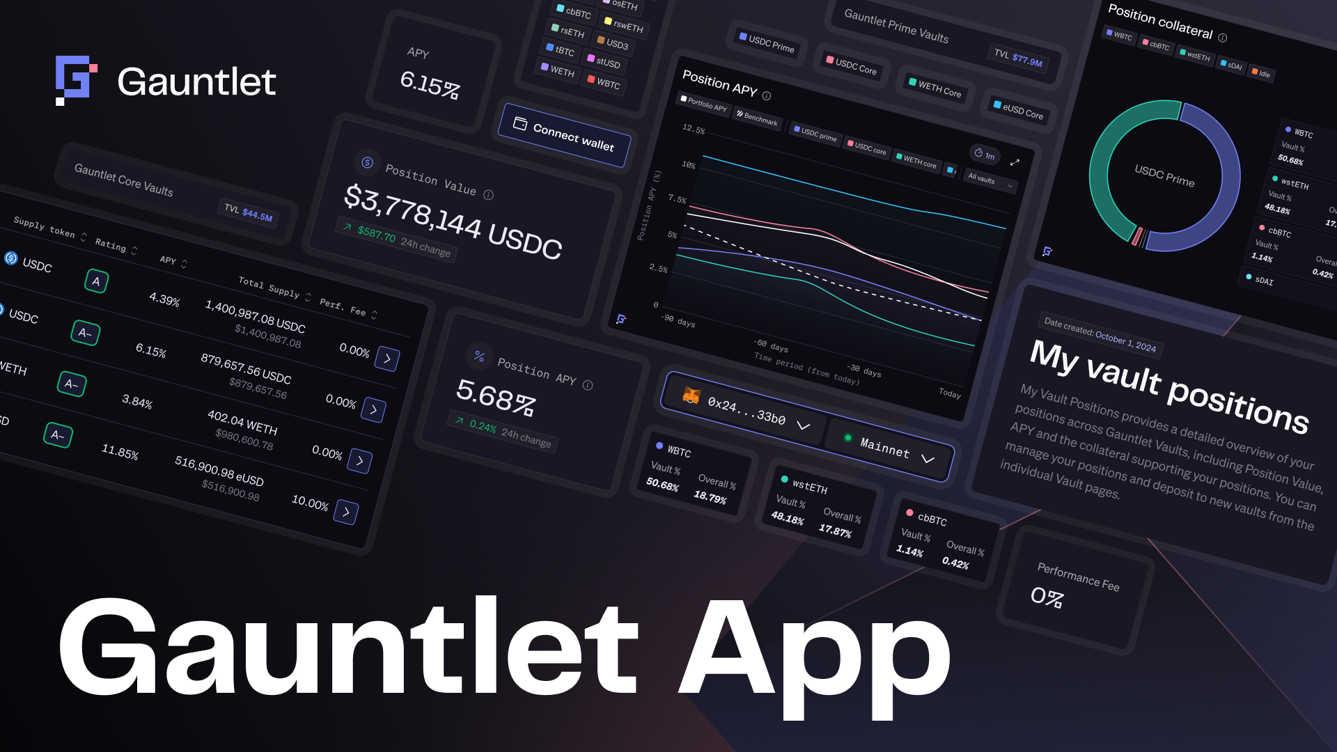 Aera stablecoin yield vaults UI